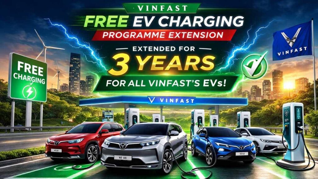 VinFast Free EV Charging Programme Extension
