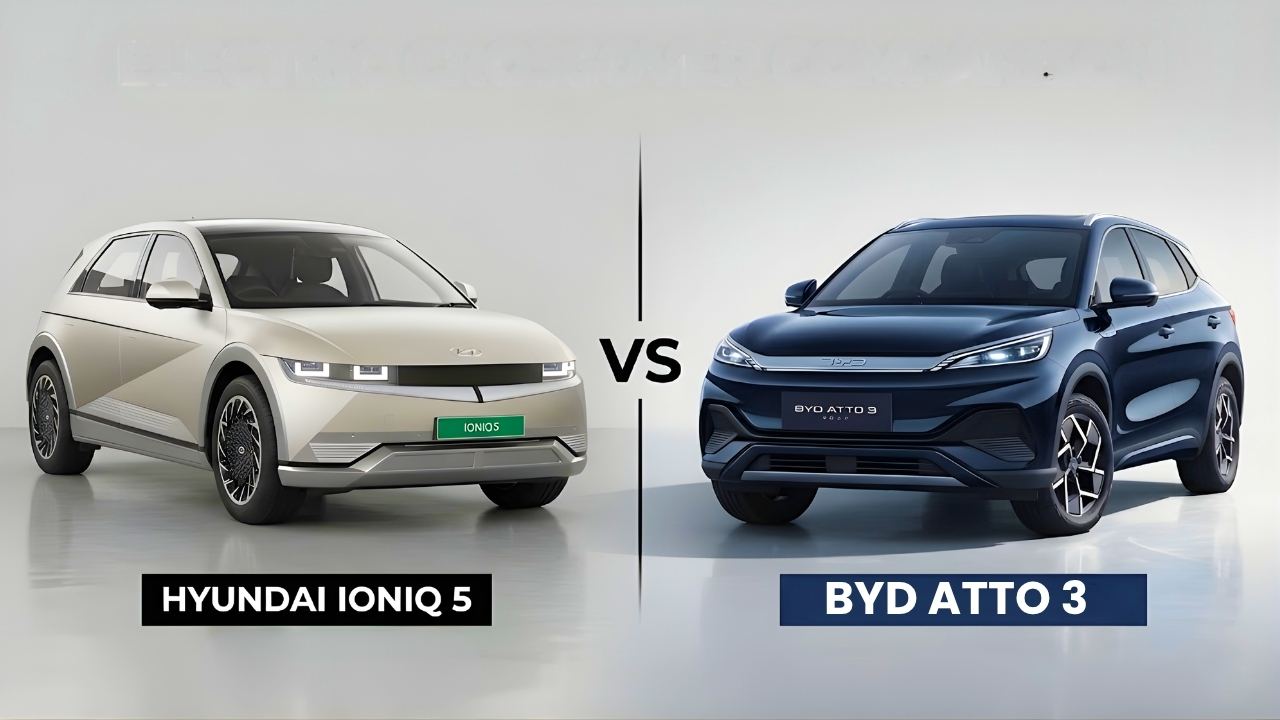 BYD Atto 3 vs Hyundai Ioniq 5: Performance, Charging Speed & Key Features Compared