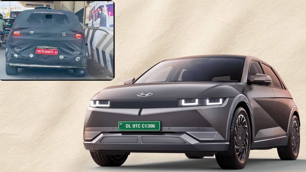 Hyundai IONIQ 5 Facelift Spotted Testing: Launch Soon with 84 kWh Battery & Updated Design