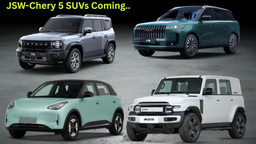 JSW-Chery To Launch 5 SUVs In India: 3 EVs & 2 PHEVs With Competitive Pricing & Global Specs