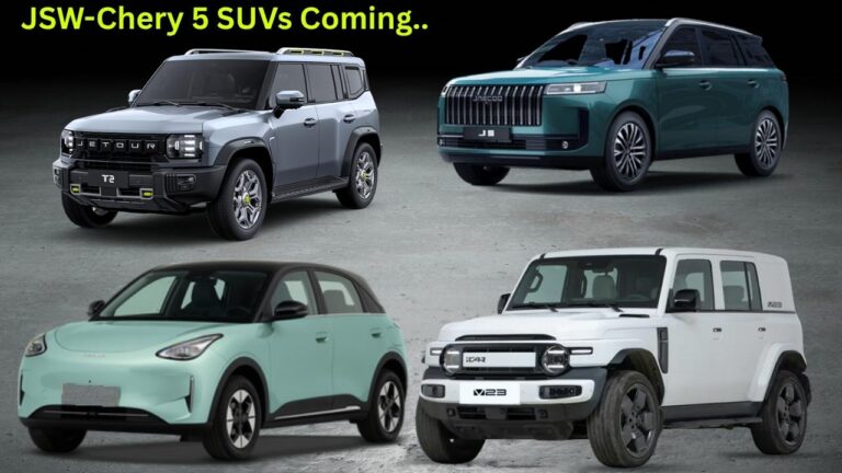JSW-Chery To Launch 5 SUVs In India: 3 EVs & 2 PHEVs With Competitive Pricing & Global Specs