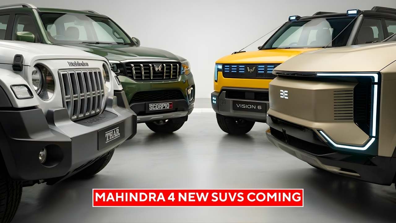 Mahindra 4 New SUVs Coming Soon: 3 ICE & 1 EV Launching Between 2026-2027
