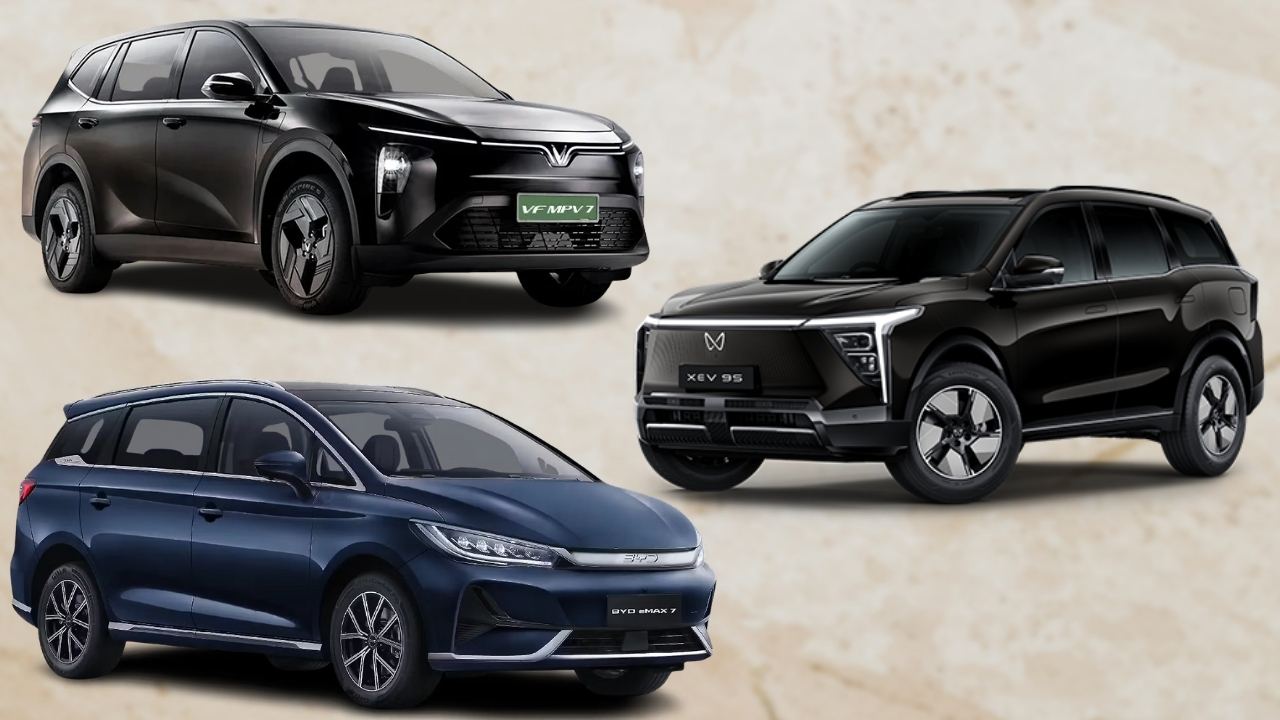 VinFast VF MPV 7 vs Rivals: Specification Showdown with Carens Clavis EV, eMax 7 & XEV 9S