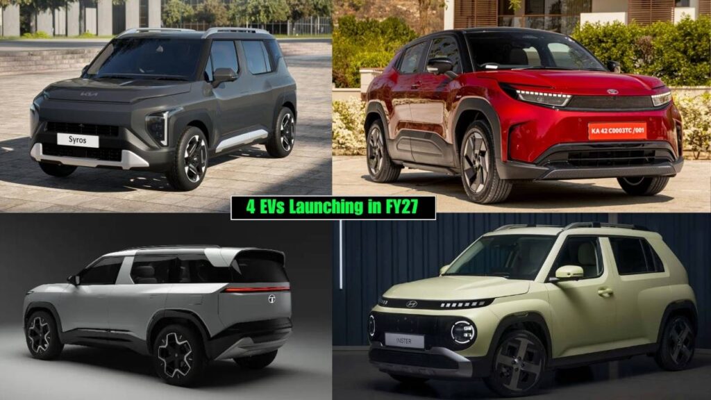 Tata, Toyota, Hyundai & Kia: 4 Mega EVs Launching in India in FY27!