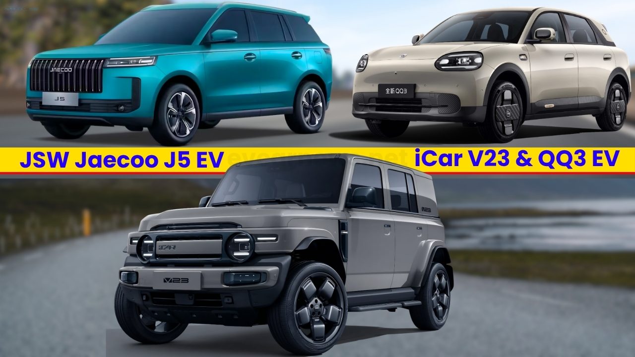 JSW Jaecoo J5 EV, iCar V23 & QQ3 EV India Launch: Prices From ₹10 Lakh