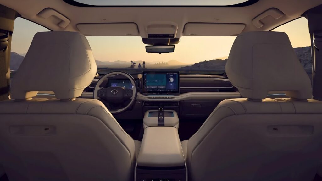 Lexus Three-Row Electric SUV Interior