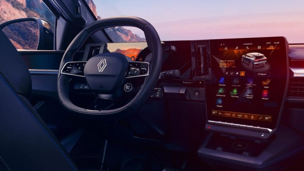2027 Renault Megane E-Tech Dashboard