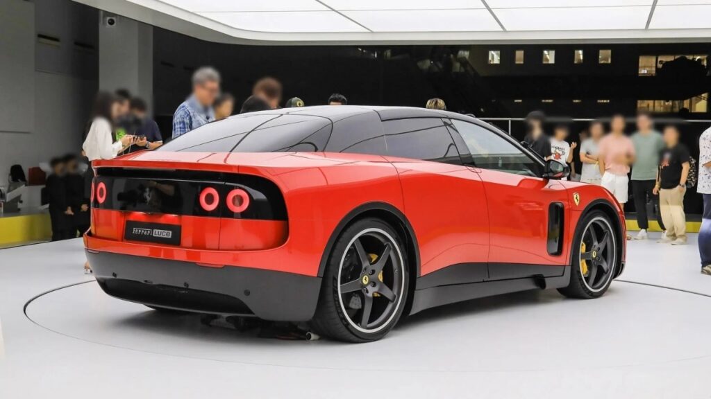 Ferrari' luce rearview