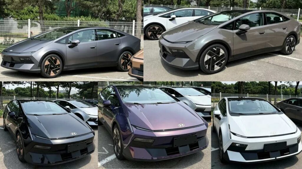 Hyundai Ioniq V spotted shot