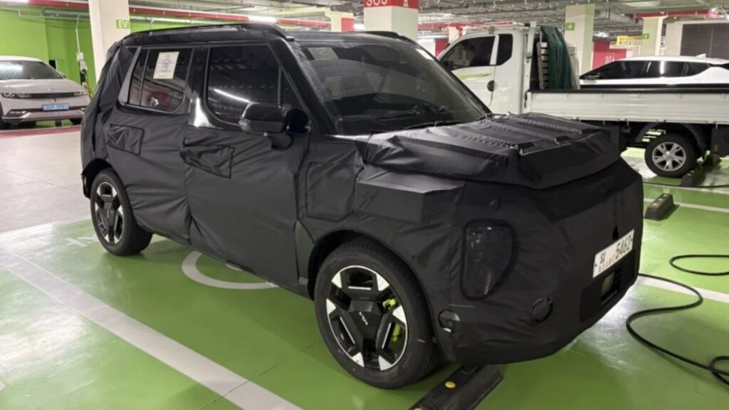 Kia Syros EV Spotted