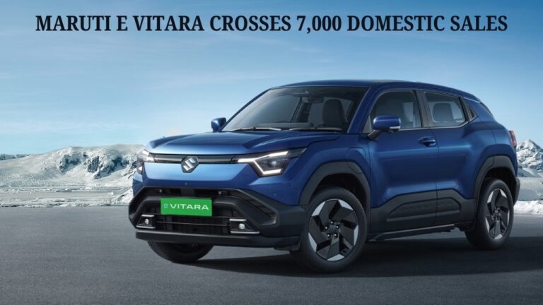 Maruti e Vitara Crosses 7,000 Domestic Sales in Just Five Months