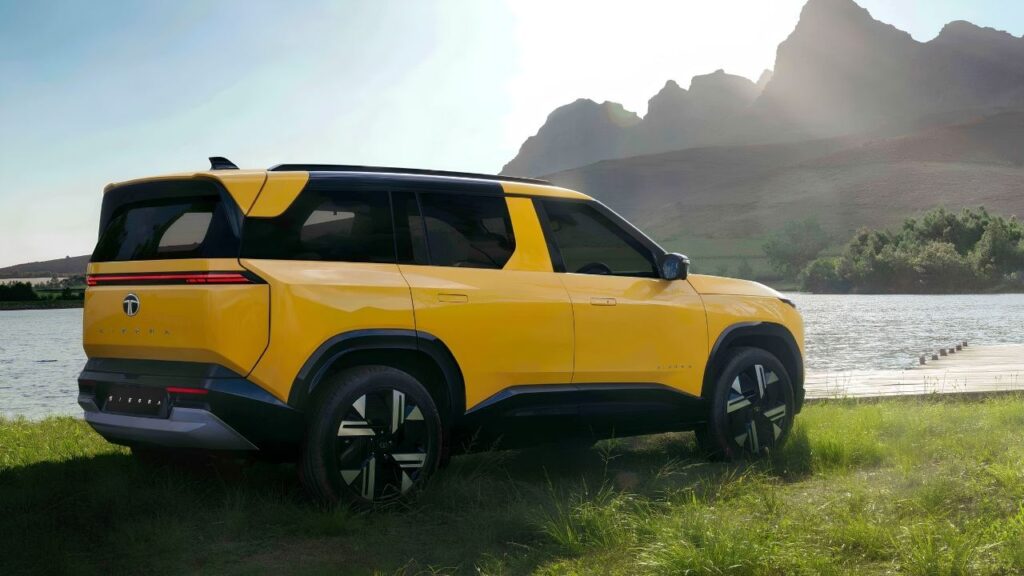 Tata Sierra EV Teased: Gets Split LED Lights & Harrier EV's Battery