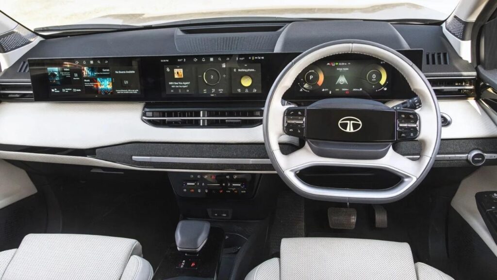 Tata's 7th EV Debuts June 30 interior
