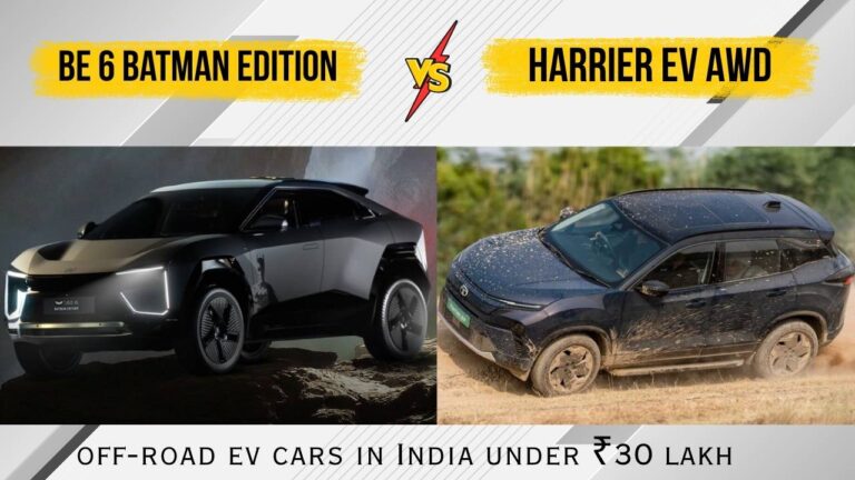 Under ₹30 Lakh: Harrier EV AWD vs BE 6 Batman Edition - 600+km Range Clash!