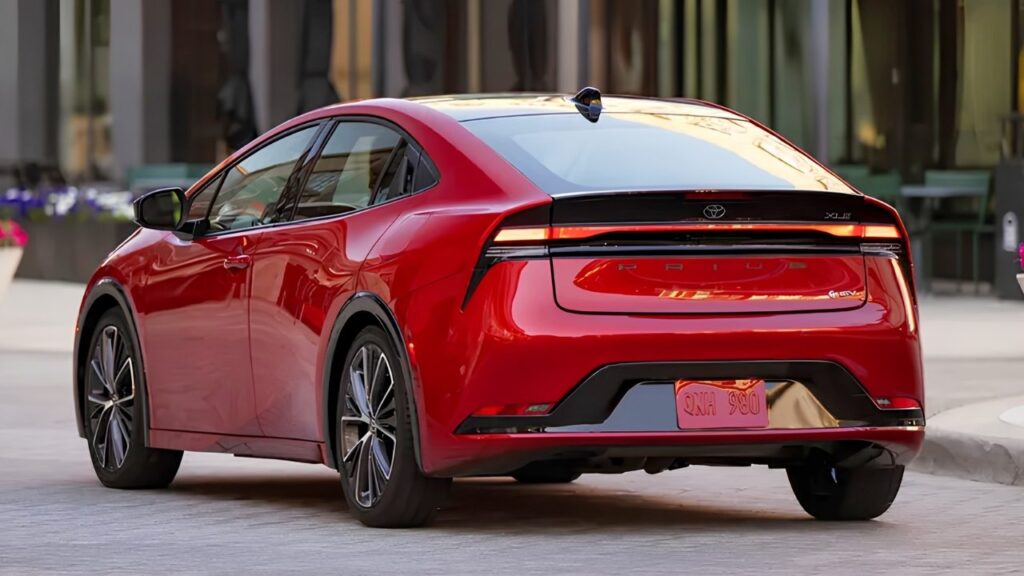 2027 Toyota Prius PHEV rear design