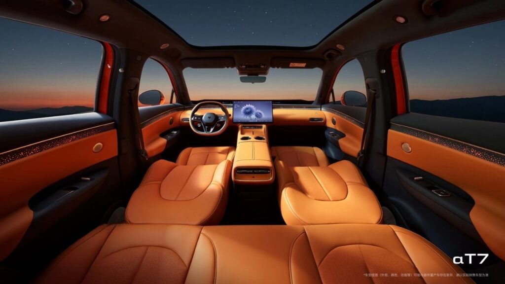 Arcfox Alpha T7 Spied With Futuristic Cabin