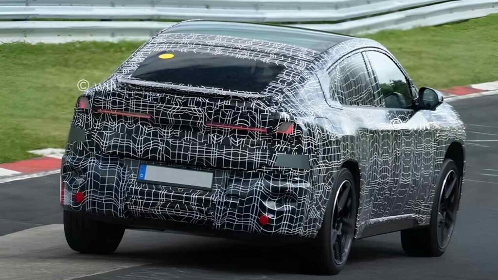 BMW iX4 Testing rearview