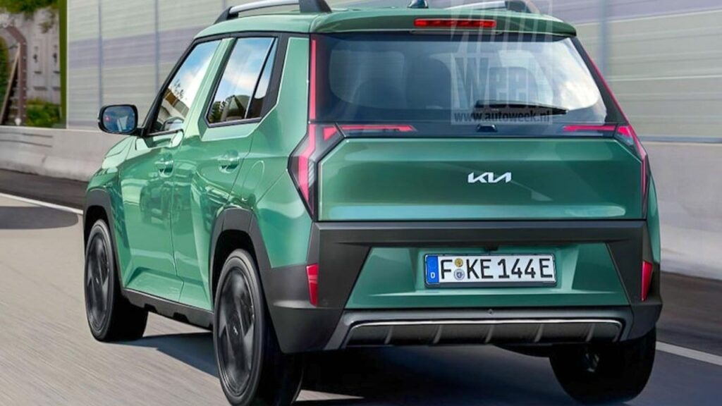 Kia Syros EV rear look