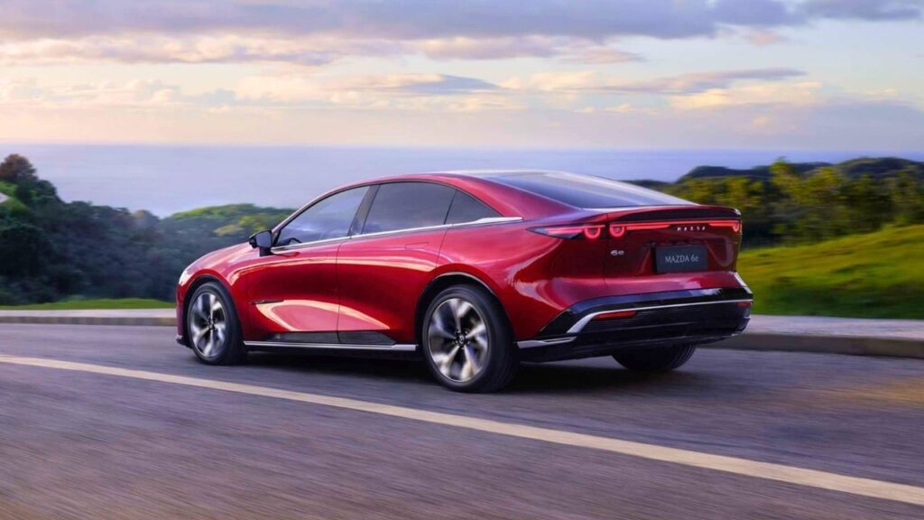 Mazda6e rear design