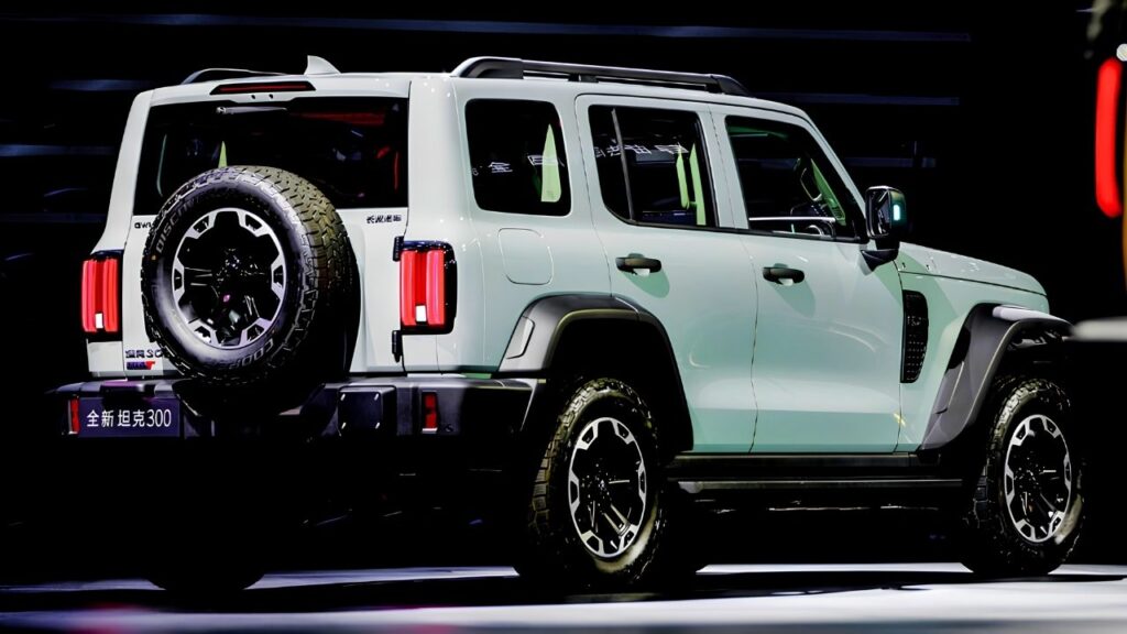New Tank 300 PHEV rear design