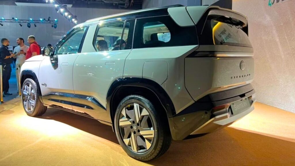 Tata Sierra EV rear design
