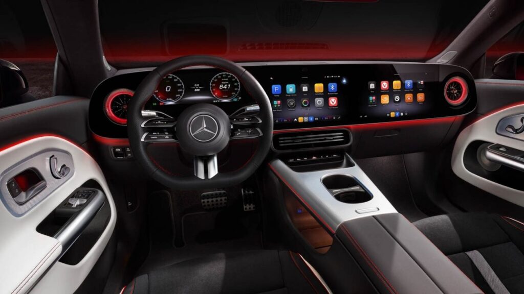 third-generation Mercedes-Benz GLA electric interior