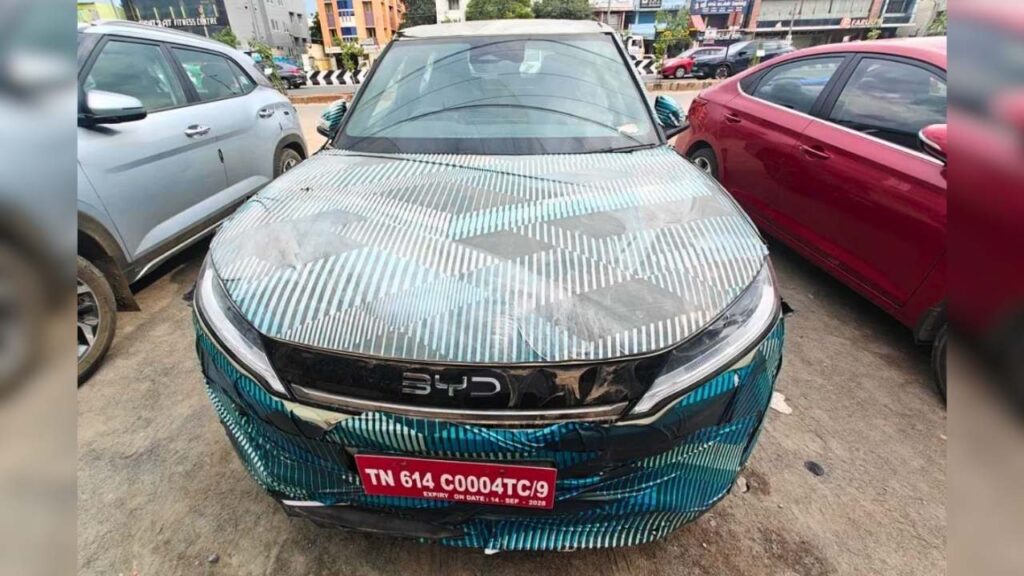 BYD Atto 2 ev spotted front design