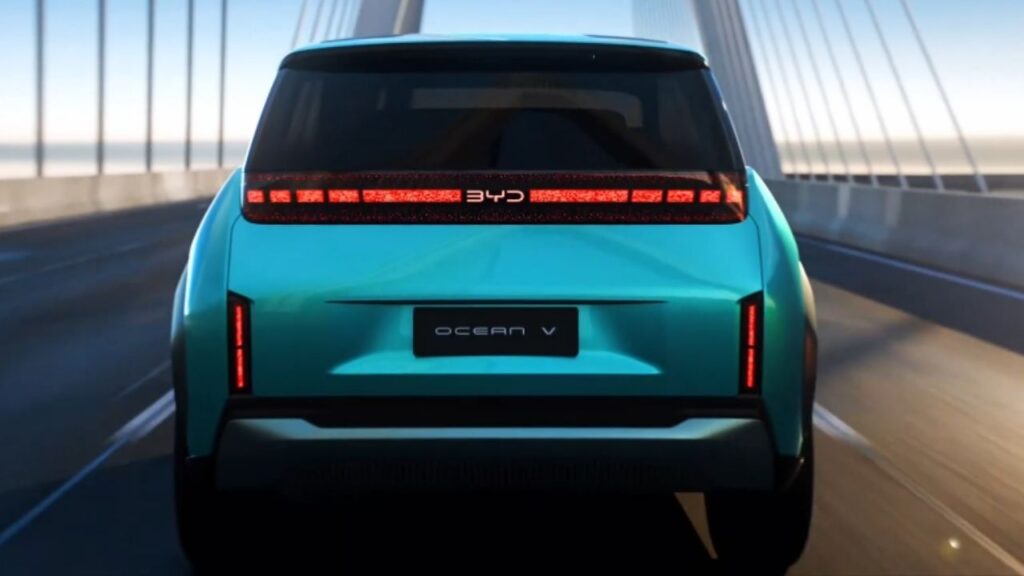 BYD Ocean MPV Rear Look