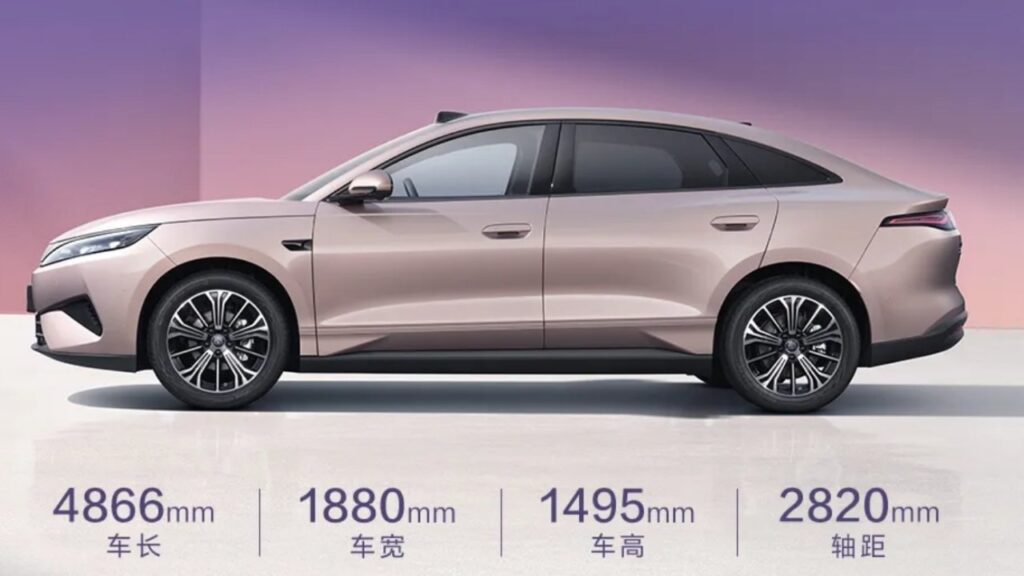 BYD Qin Max dimension