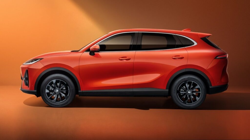 Chery's Fulwin started T7 side profile