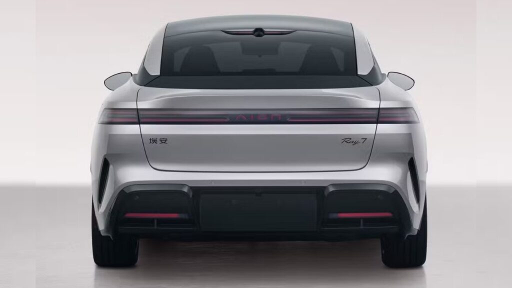 GAC Aion Ray 7 sedan rear design