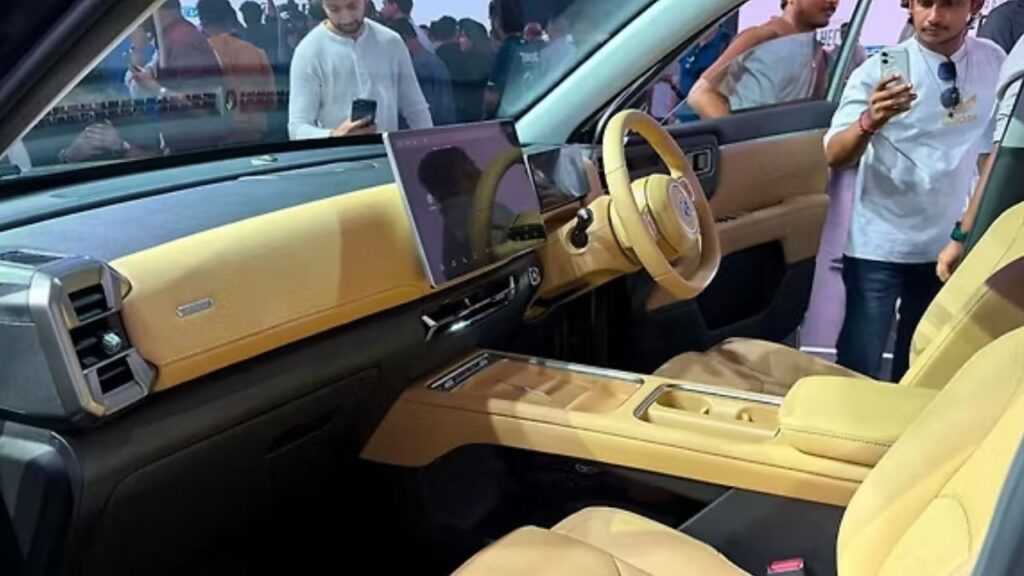 MG Hector TOMAHAWK EV Cabin