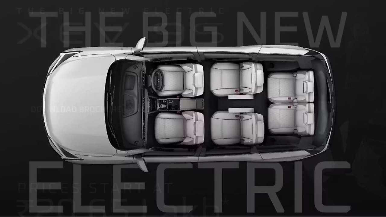 Mahindra XEV 9S six seater Layout