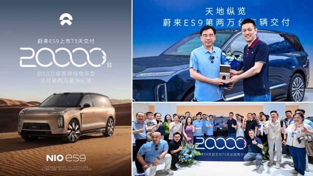 NIO ES9 20,000 deliveries