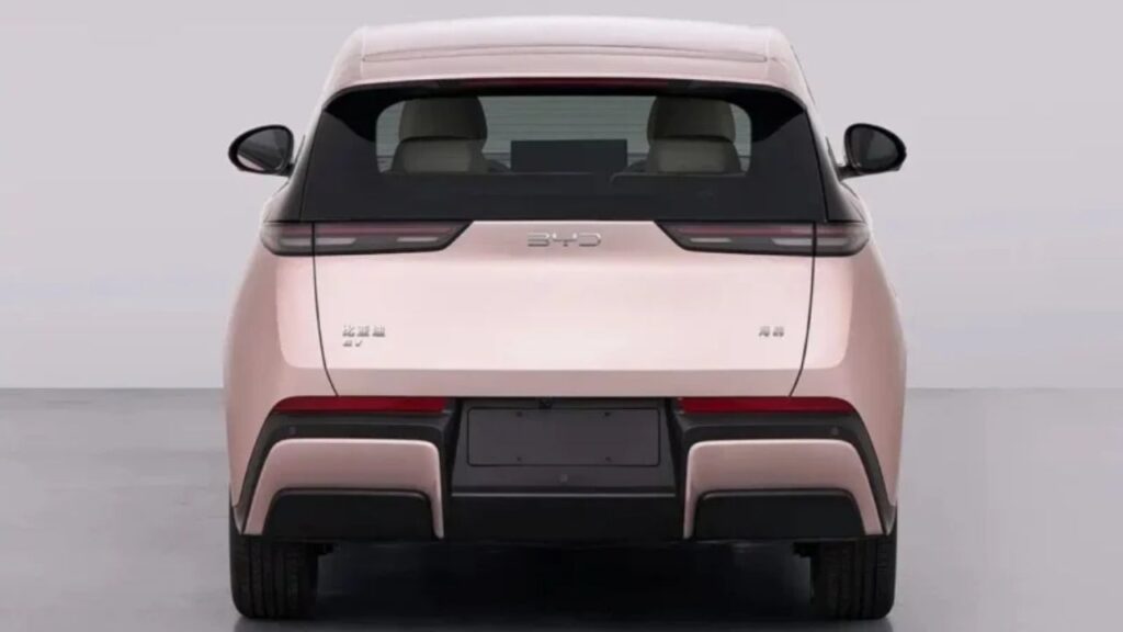 New BYD Seagull rear design