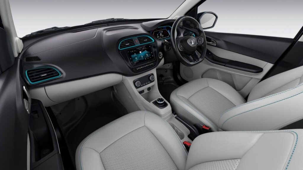 New Tata Tigor EV Facelift interior