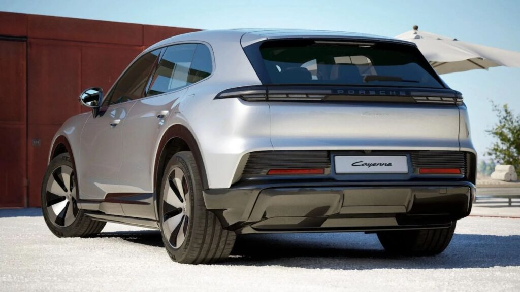 Porsche Cayenne Electric Rear design