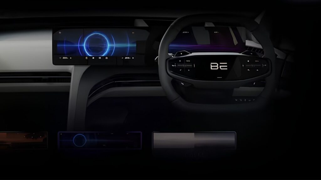 updated mahindra be 6 dashboard