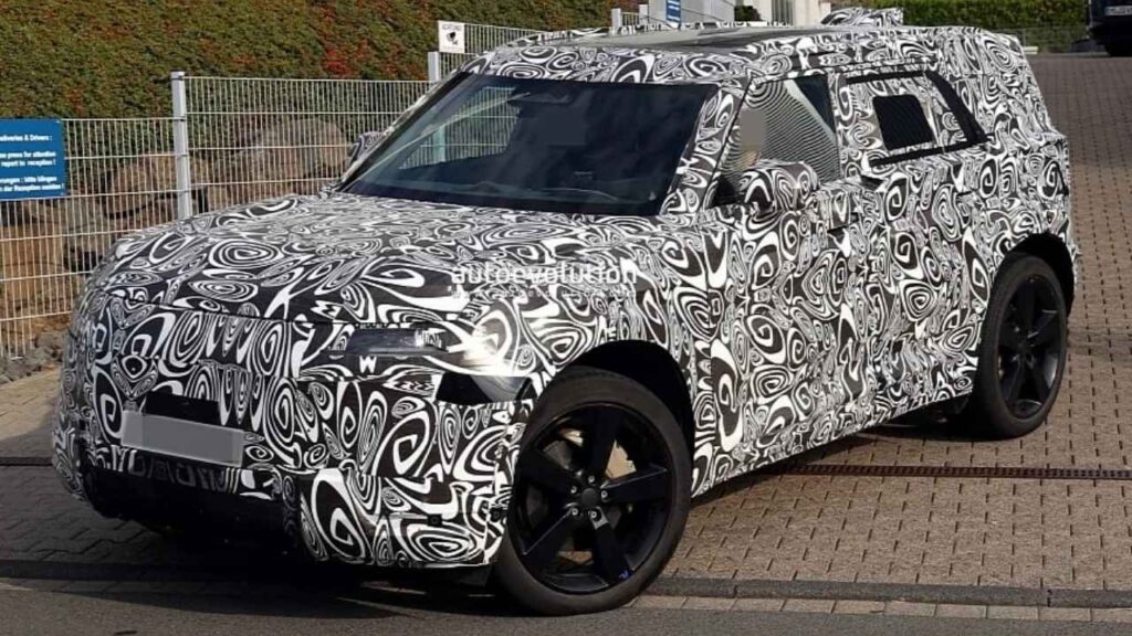 Baby Defender EV Spied Testing