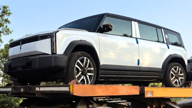 Chery iCAUR 03 Spotted Undisguised in India- Here’s What the Spy Shots Reveal