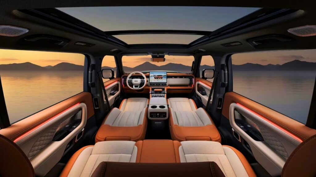 Geely Galaxy Cruiser 700 interior