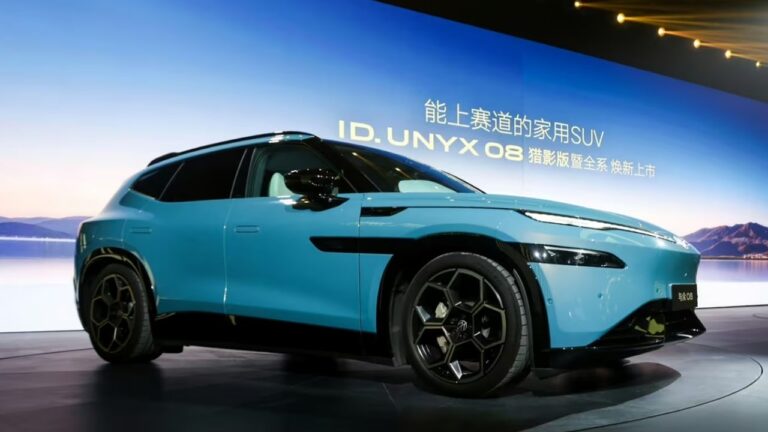 New Volkswagen ID. UNYX 08 SUV Debuts in China With 800V Charging and 370 kW Power