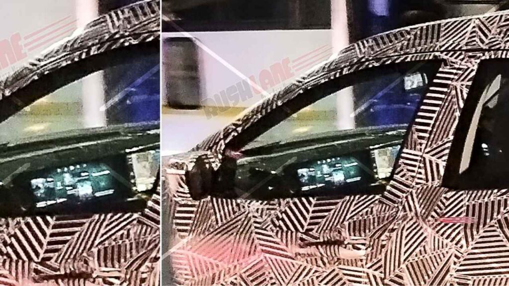 Tata Safari EV Cabin Spied