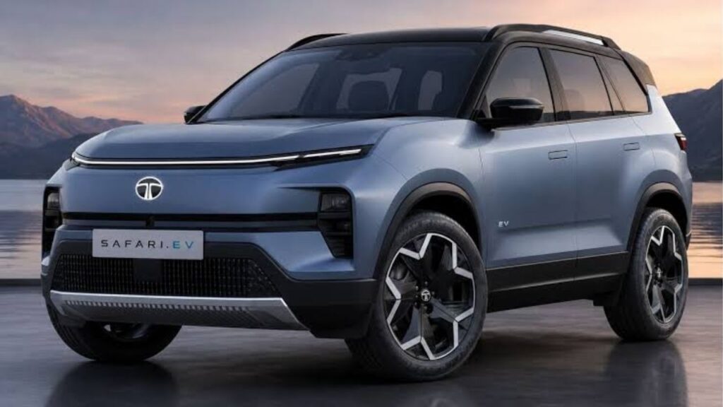 Tata Safari EV - Three-row Electric SUV.
